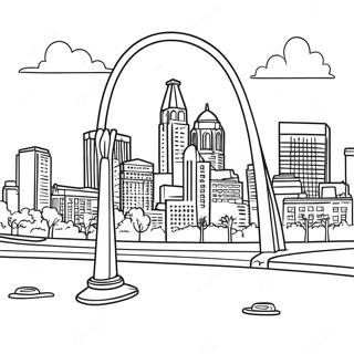 St Louis Skyline Farglaggningssida 67792-55908