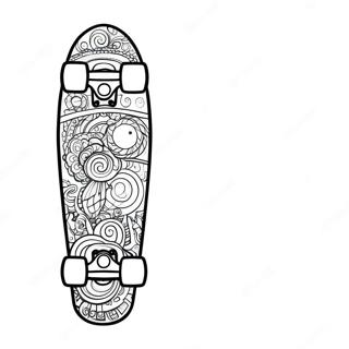 Skateboard Malarbild 6794-5523