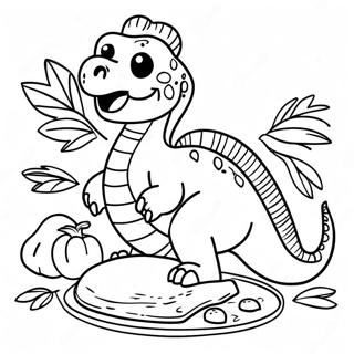 Dinosaurie Thanksgiving Fest Farglaggningssida 68592-56543