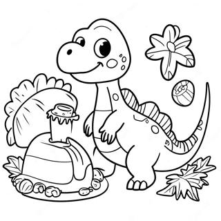 Dinosaurie Thanksgiving Fest Farglaggningssida 68592-56544