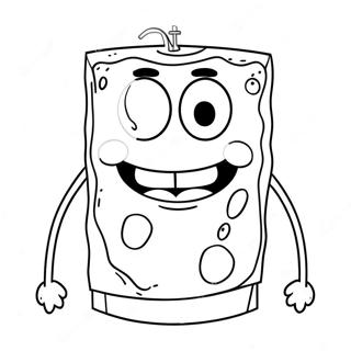 Spongebob Ansikte Farglaggningssida 68642-56599