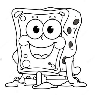 Glad Spongebob Ansiktsfargning 68643-56602