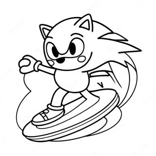 Sonic Pa Hoverboard Farglaggningssida 68764-56688