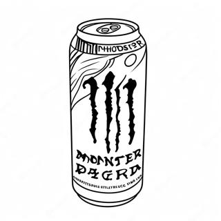 Monster Energy Dryck Burk Malarbild 69034-56898