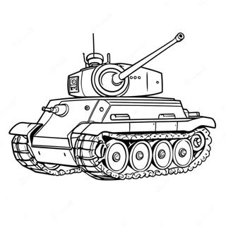 Tiger Stridsvagn Malarbild 69363-57170