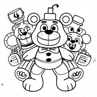 Fnaf Sb Logotyp Malarbild 69443-57220