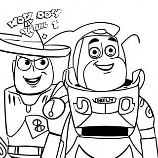 Woody Och Buzz Lightyear Aventyr Malarbild 6945-5647