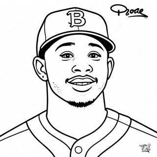 Mookie Betts Farglaggningssida 69703-57423