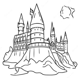 Hogwarts Slott Magisk Malarbild 69754-57456