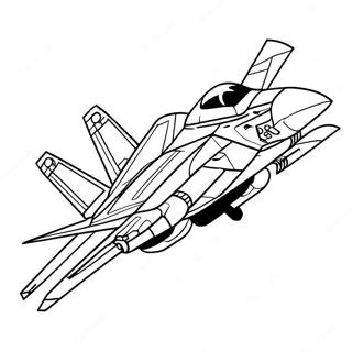 F14 Tomcat I Flygning Malarbild 69864-57550