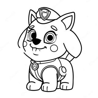 Skye Paw Patrol Malarbild 69873-57784