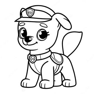 Aventyrlig Skye Paw Patrol Malarbild 69874-57559