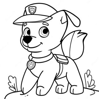 Aventyrlig Skye Paw Patrol Malarbild 69874-57560