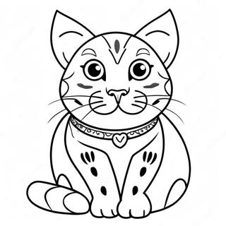 Bengalkatt Malarbild 69893-57576