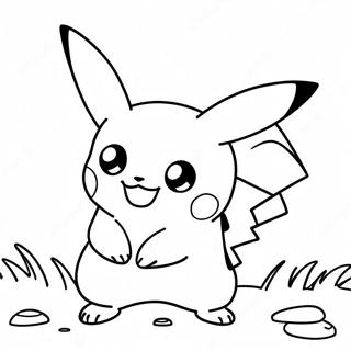 Pikachu I Aktion Malarbild 69934-57629