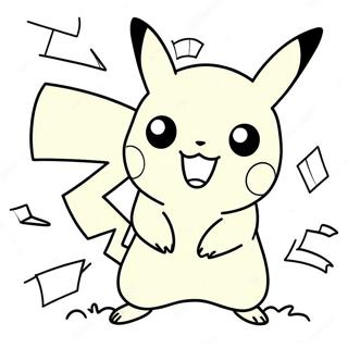 Pikachu I Aktion Malarbild 69934-57632