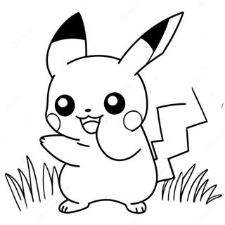 Pikachu I Aktion Malarbild 69934-57833