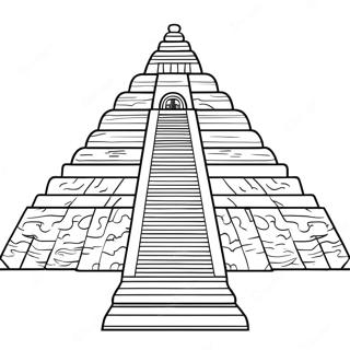 Ziggurat Malarbild 69953-57845