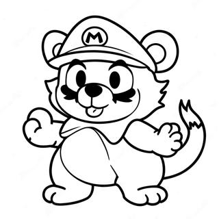 Tanooki Mario Malarbild 69963-57615