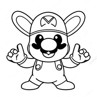 Mario Rabbids Målarbilder