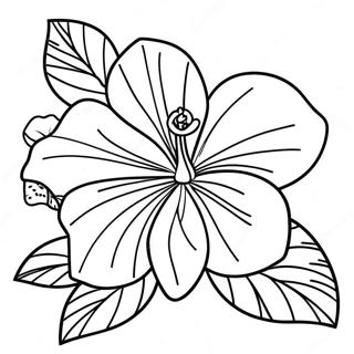 Tropisk Hibiskus Malarbok 7045-5733