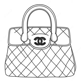 Chanel Handvaska Malarbild 70524-58308