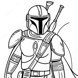 Star Wars Mandalorian Målarbilder