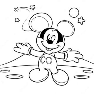 Mickey Mouse Klubbhus Rymdaventyr Malarbild 71433-59048