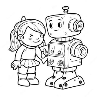 Kreativ Rosie Revere Bygger En Robot Malarbild 71634-59199