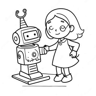 Kreativ Rosie Revere Bygger En Robot Malarbild 71634-59200