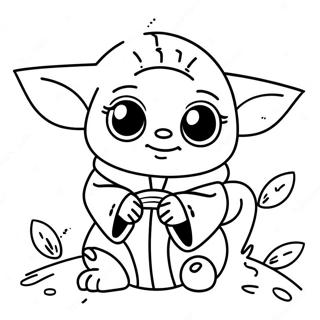 Baby Yoda Paskhare Malarbild 71723-59262