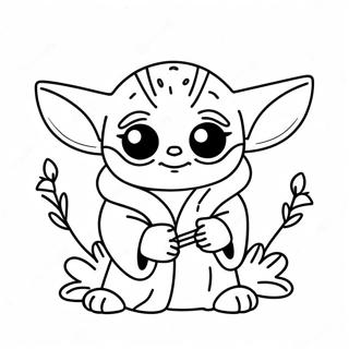 Baby Yoda Paskhare Malarbild 71723-59263