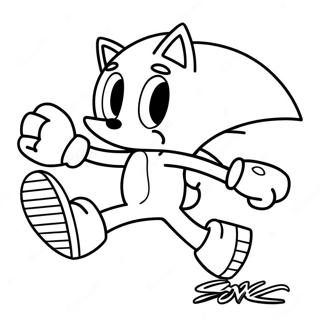 Sonic Springer Snabbt Malarbild 71734-59267