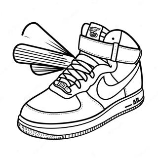 Air Force 1 Sneakers Malarbild 7174-5834