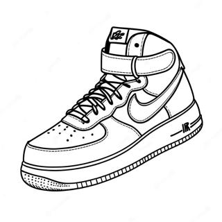 Air Force 1 Sneakers Malarbild 7174-5835