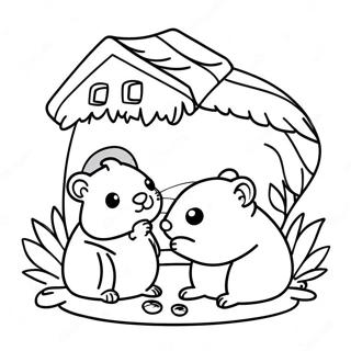 Hamster Och Gretel Malarbild 71933-59444