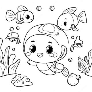 Sot Vegimal Octonauts Underwater Aventyr Malarbild 71984-59469