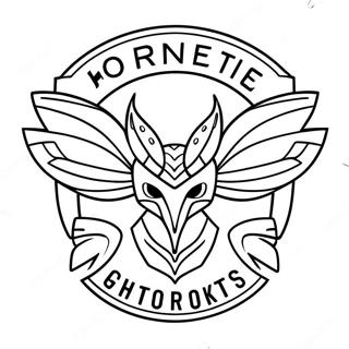 Charlotte Hornets Logotyp Malarbild 72144-59597