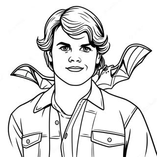 Steve Harrington Med Bat Malarbild 72235-59662