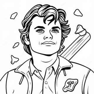 Steve Harrington Med Bat Malarbild 72235-59663