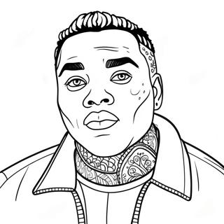 Kevin Gates Malarbild 72254-59674