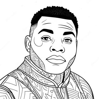 Kevin Gates Malarbild 72254-59676