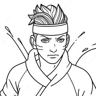 Shikamaru I Skuggjutsu Farglaggningssida 72625-59973