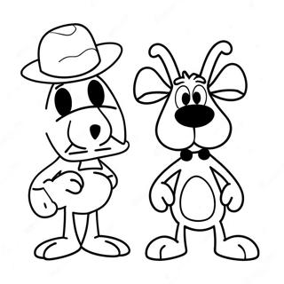 Rocky Och Bullwinkle Farglaggningssida 72824-60144