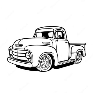 Pickup Truck Malarbild 72934-60215