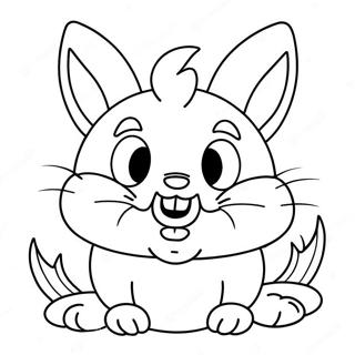 Bunnicula Med Vampyrtander Farglaggningssida 73175-60413