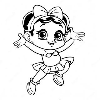 Betty Boop Dansande Malarbild 732-585