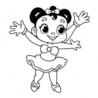 Betty Boop Dansande Malarbild 732-586