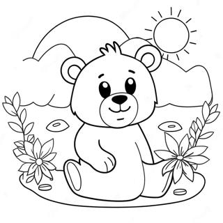 Farglaggningssida For Funshine Bear 73344-60538