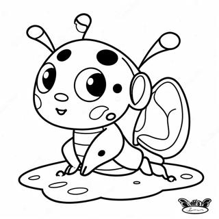 Tikki Ladybug Kwami Malarbild 7345-5974